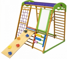 Дитячий спортивний комплекс для квартири SportBaby Карамелька 1